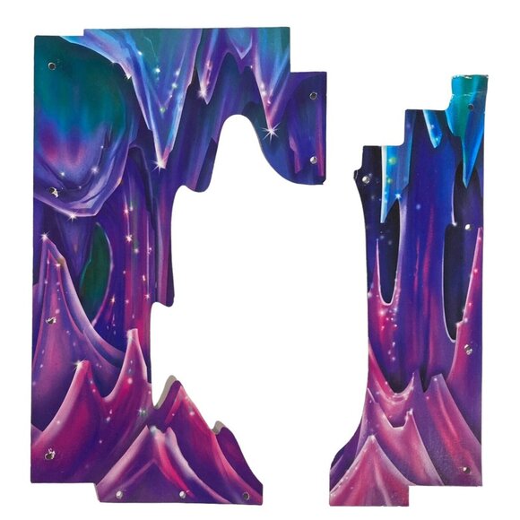 Monster High Freaky Fusion Catacombs Floor Pillars Torch Backdrops BJR18 Replace - Picture 10 of 14